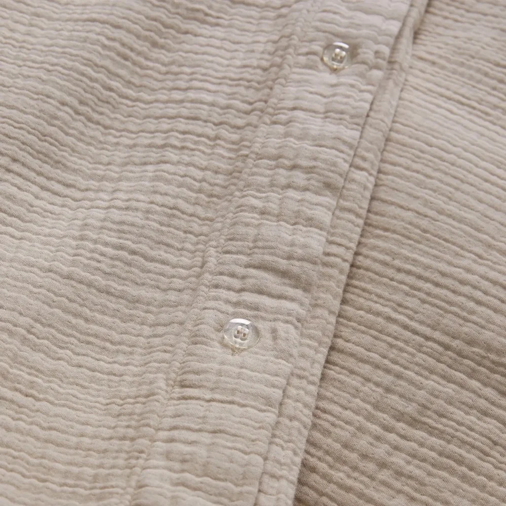 NWT Quince Organic Airy Gauze Twin Duvet Cover in Dune